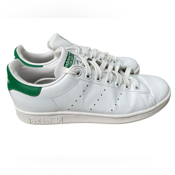 Adidas Stan Smith Sneakers-White/Green-Size 7.5 - Picture 7 of 12